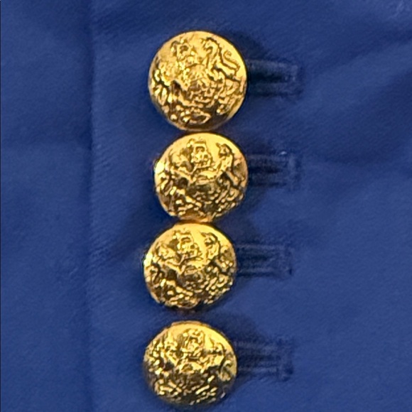 💙J. Crew Royal Blue Blazer with Gold Accents - Picture 11 of 12